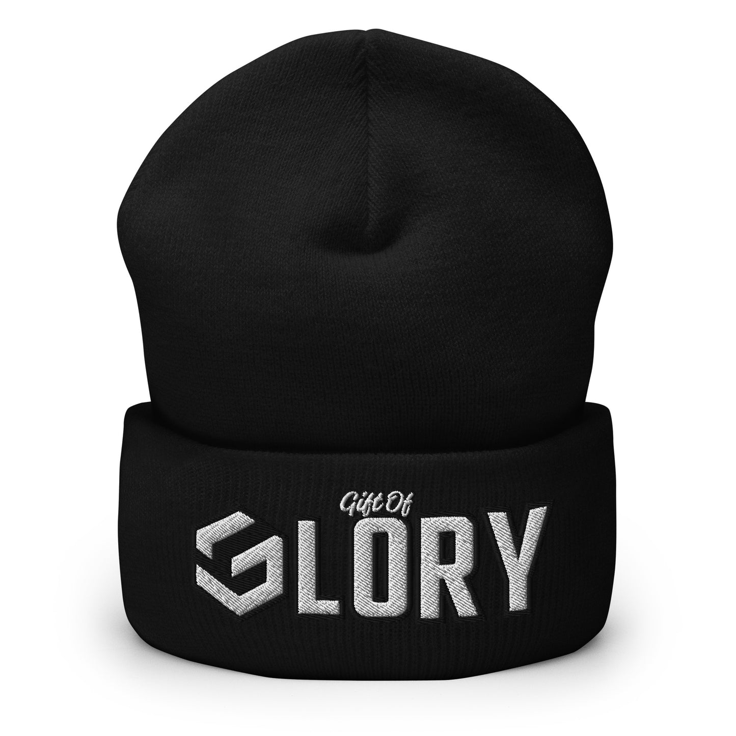 GLORY'S White/Black Beanie - Gift of Glory