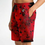 SIGNATURE RED/BLACK Long Shorts - Gift of Glory